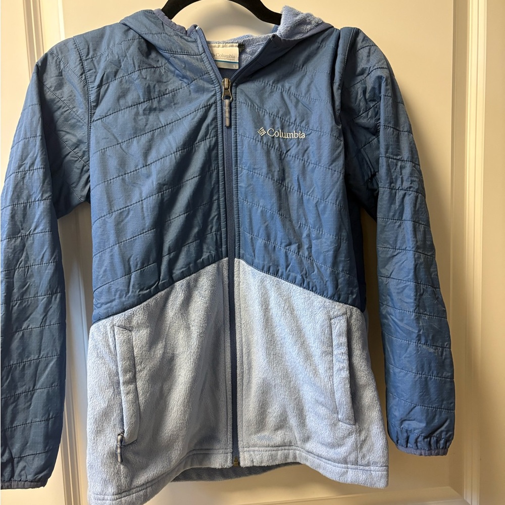 Columbia Light Blue Fleece Jacket